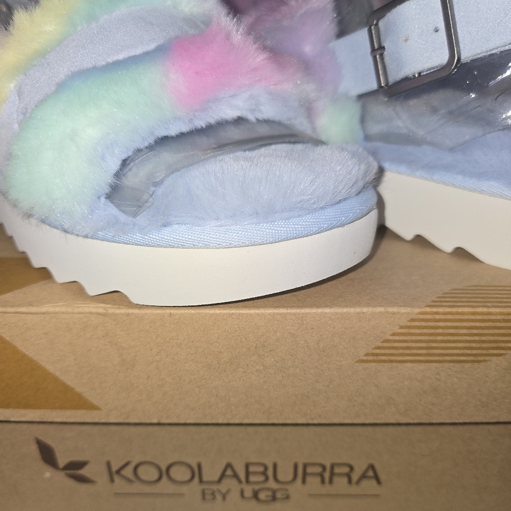 Koolaburra by Ugg multi color slipper/sandals, size 8-new w/box